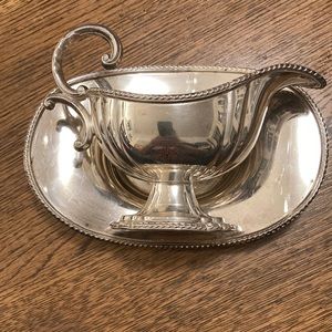 Silver Plated Sauce Boat
